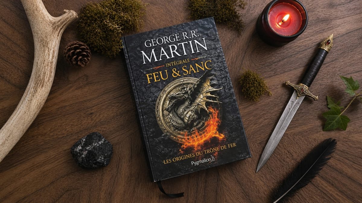 Couverture illustrée pour la chronique de Feu et sang