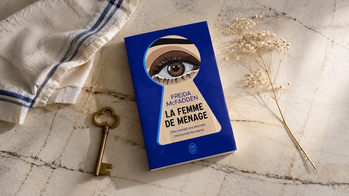 Couverture illustrée pour la chronique de La femme de ménage