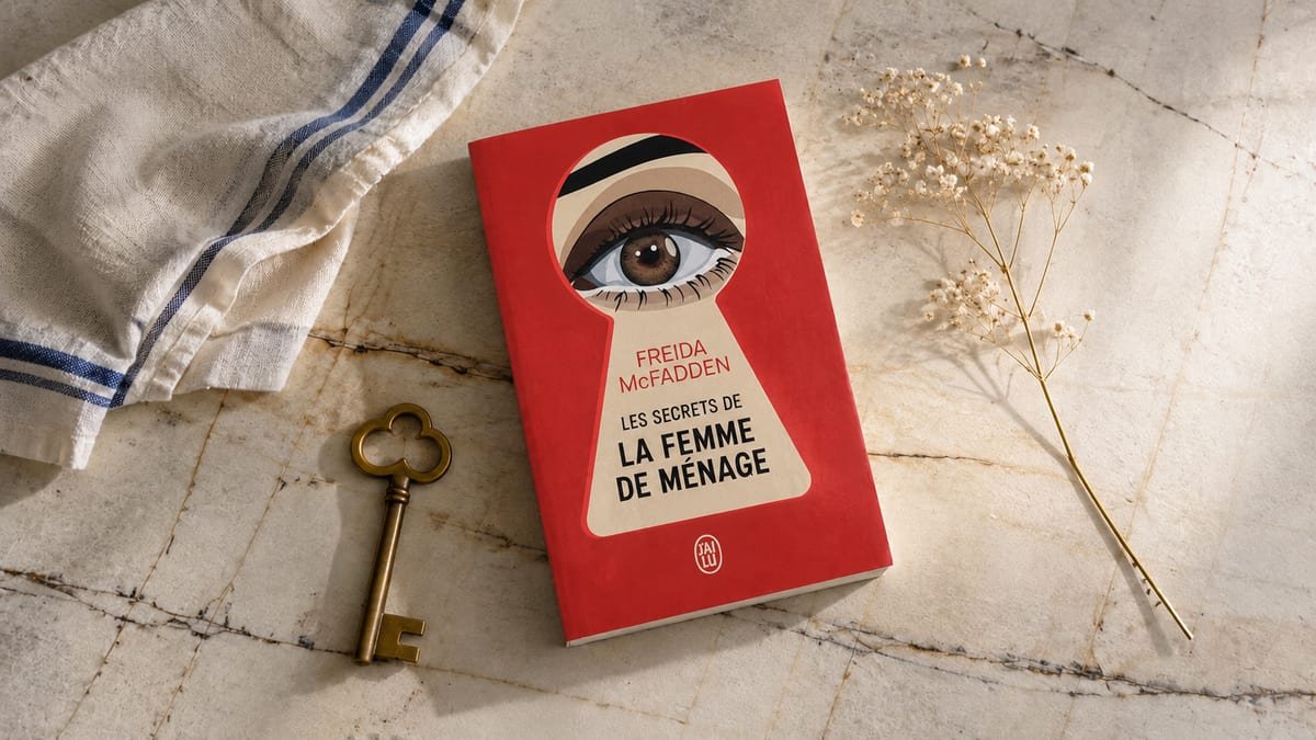 Couverture illustrée pour la chronique de Les secrets de la femme de ménage