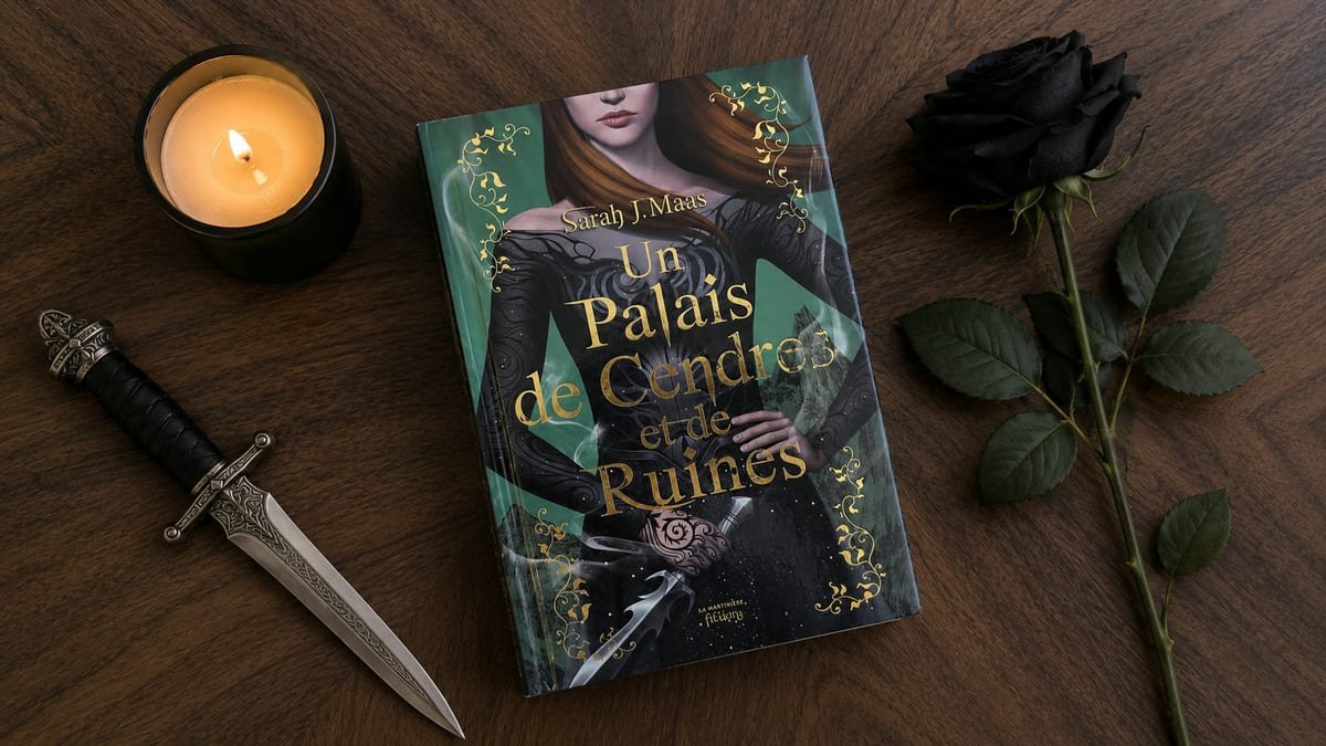 Couverture illustrée pour la chronique de Un palais de cendres et de ruines